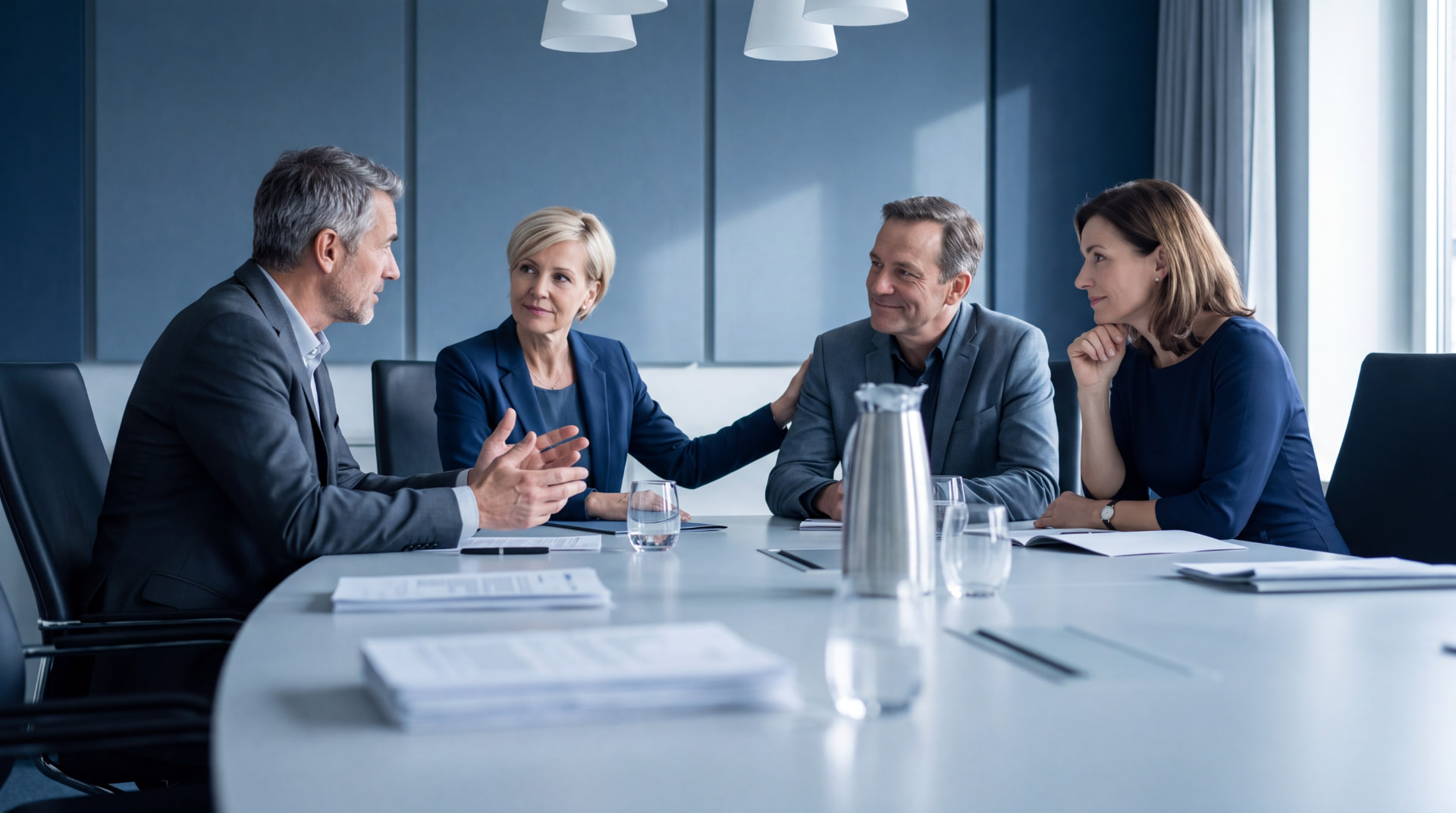 Rotvogel advisory team in a boardroom meeting